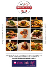 Three Little Pigs Bar and Bistro - AGFG Readers Choice Award