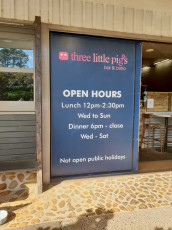 Three Little Pigs Bar and Bistro - Operating Hours