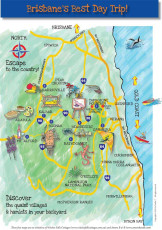 Brisbane's Best Day Trip Map Guide PDF