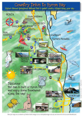 Country Drive to Byron Bay Map Guide PDF