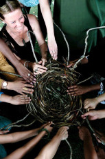 Basket Weaving group - Cindy Wood