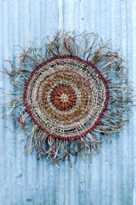 Basket Weaving wall hanging - Cindy Wood