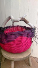Basket Weaving colourful basket - Cindy Wood