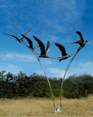 Catherine Anderson Sculpture Artist - Royal Terns