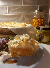 Summer Land Camels -Winter Vegatable Pie with Persian Feta