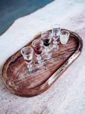 Drinks Tray at Tamborine Mountain Distillery