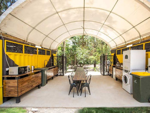 Caravan and Camping at Thunderbird Park - Inside Amenities Block