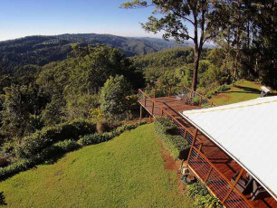 The Escarpment Retreat Accommodation - The Edge House Huge Deck Platform with Views