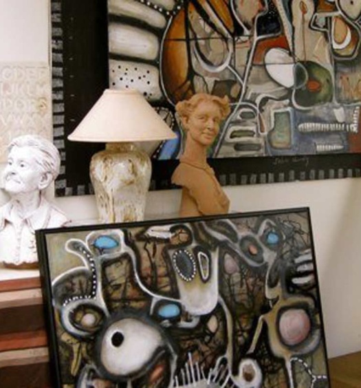 Kate French Sculpture Artist At Her Studio