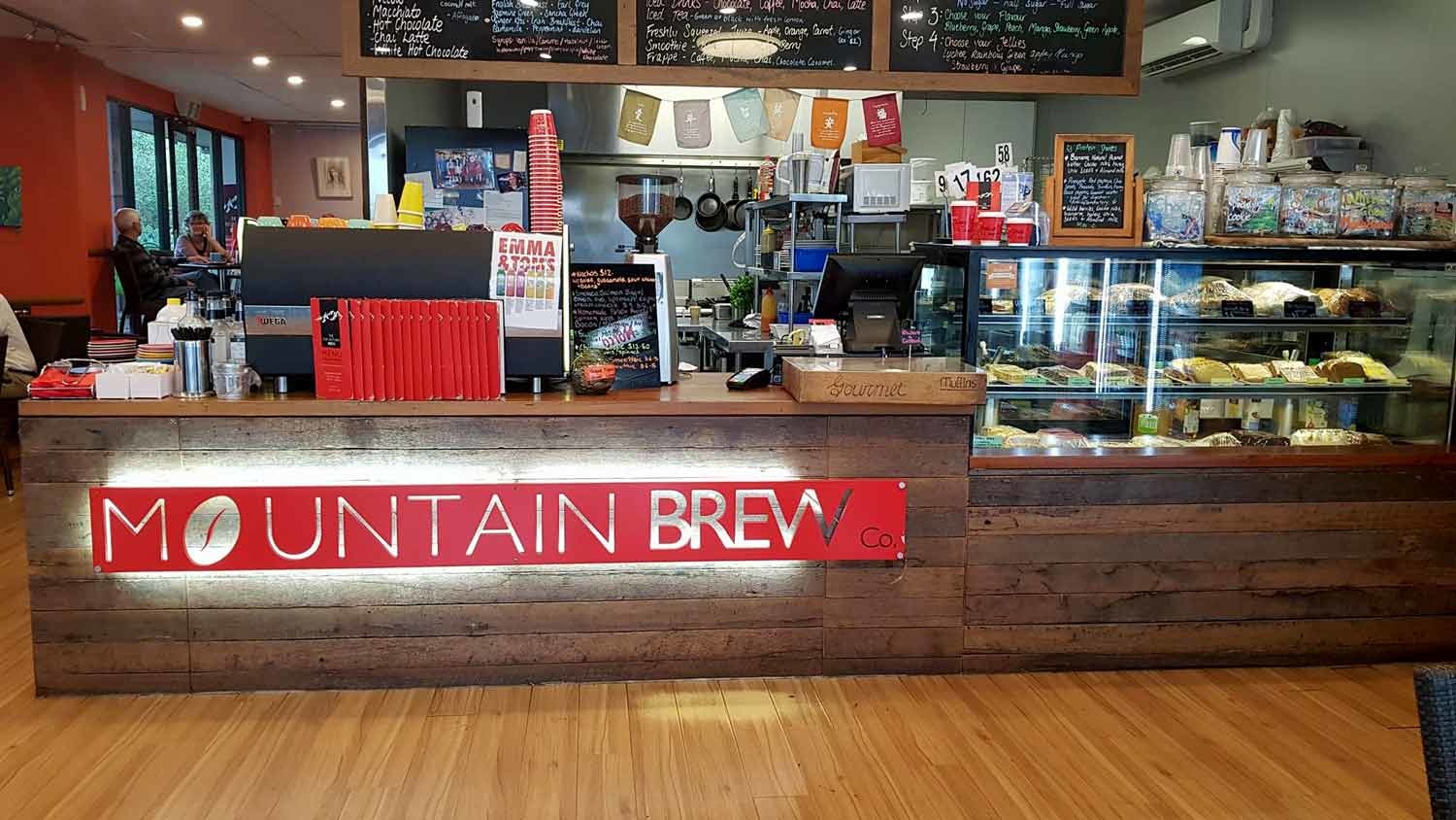 Mountain Brew Coffee Front Counter