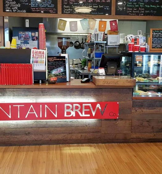 Mountain Brew Coffee Front Counter